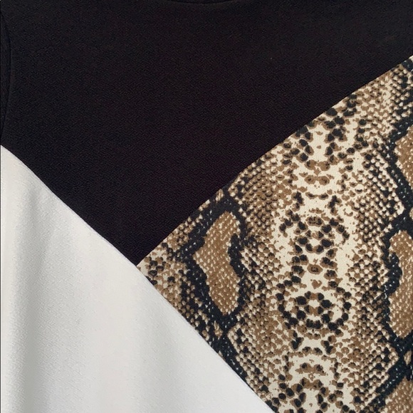 Black, white and snake print tunic. - Picture 2 of 3